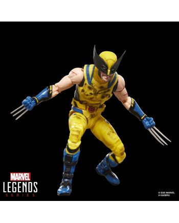Détail du visage et des griffes de la figurine Wolverine Legends Series