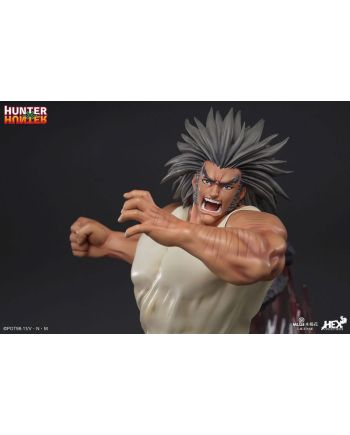 Kurapika VS Uvogin figurine collector détail des poses et de la scène de combat