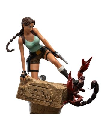 Statuette Lara Croft The Ruins of Revelation Tomb Raider Weta Collectibles détail sculpture