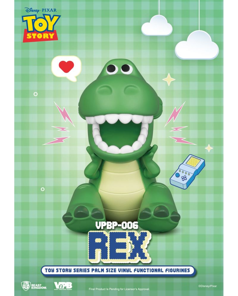 Tirelire Rex Toy Story vue de face - figurine vinyl Beast Kingdom