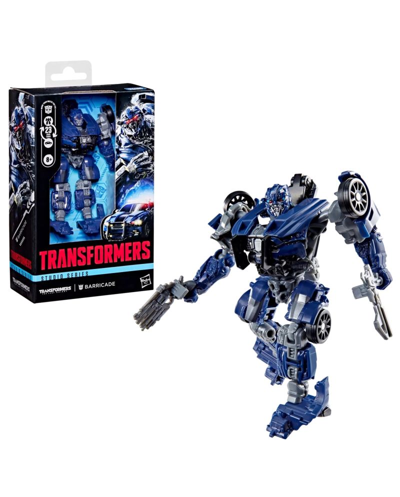 Figurine Transformers Barricade Deluxe Class 11cm - vue de face
