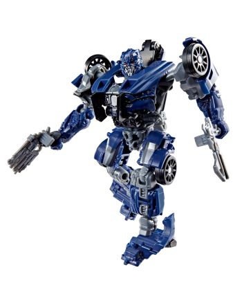 Figurine Transformers Barricade Deluxe Class 11cm - vue de profil