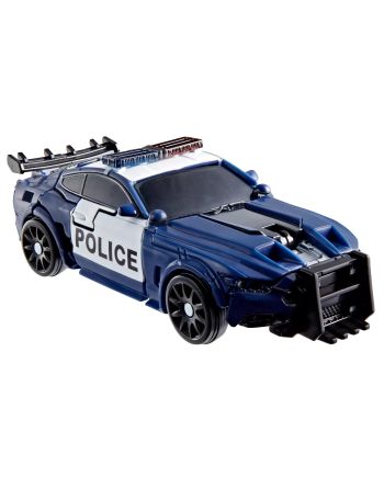 Figurine Transformers Barricade Deluxe Class 11cm - détail du packaging