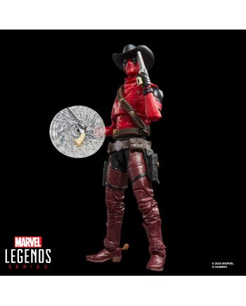 Figurine Cowboypool Deadpool & Wolverine Legends Series Hasbro 15cm - vue de profil