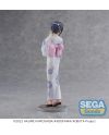 Détail du visage et des couleurs de la figurine Mai Sakuragi Yukata