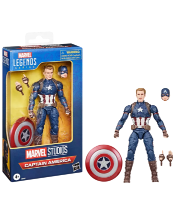 Figurine Captain America Marvel Legends Series 15 cm Hasbro - vue de face