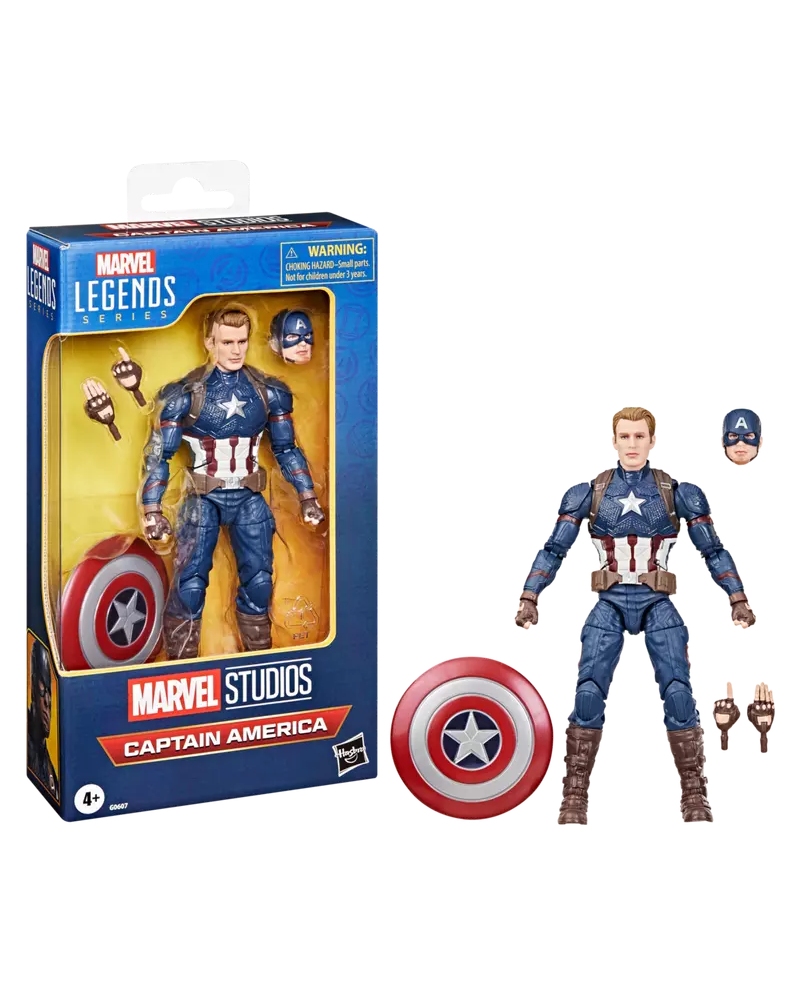 Figurine Captain America Marvel Legends Series 15 cm Hasbro - vue de face