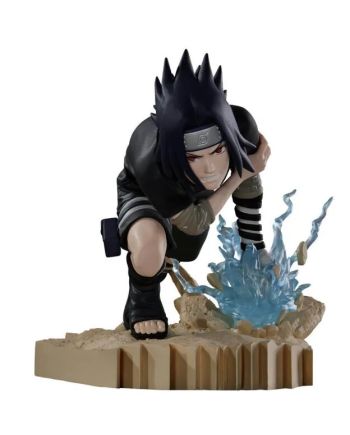 Figurine Sasuke Uchiha Combination Battle 8cm Naruto Banpresto vue face