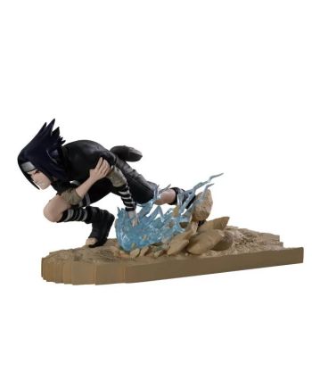 Figurine Sasuke Uchiha Combination Battle 8cm Naruto Banpresto vue profil
