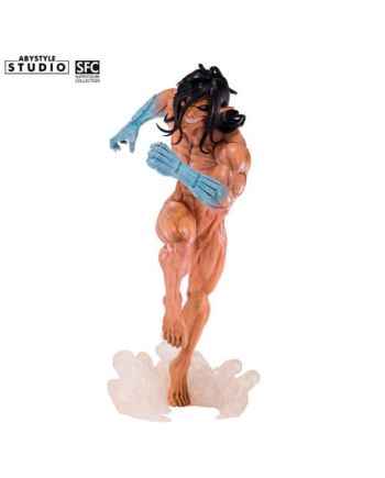 Packaging officiel de la figurine Eren Forme Titan ABYstyle