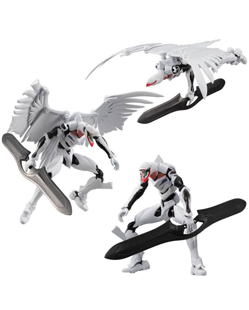 Figurine EVANGELION Mass Production EVA Set 3 Banpresto - vue face