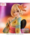 Détail du visage de la figurine Chisato Nishikigi Lycoris Recoil