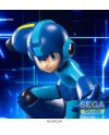 Mega Man statuette Luminasta 19cm Sega Goods vue de profil