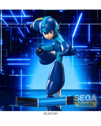 Mega Man statuette Luminasta 19cm Sega Goods presentation complete