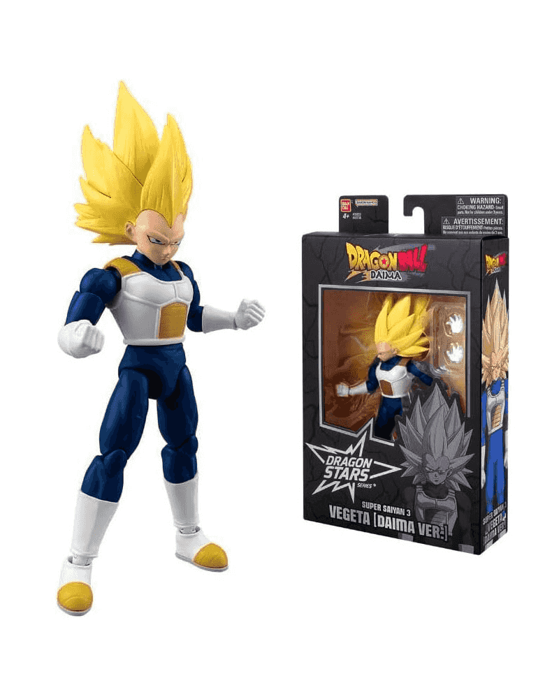Figurine SS3 Vegeta Daima Ver. Dragon Stars 17cm - Dragon Ball Bandai Red - vue principale
