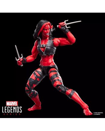 Figurine Marvel Legends Series Red She-Hulk 15 cm vue de face