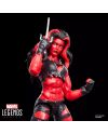Red She-Hulk Marvel Legends vue de profil