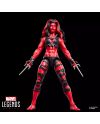 Figurine Red She-Hulk vue arrière avec détails de peinture