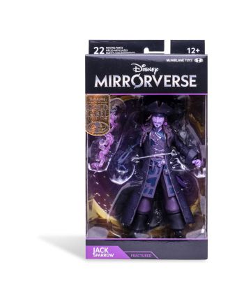 Figurine Jack Sparrow Fractured Disney Mirrorverse Gold Label 18cm - vue de face