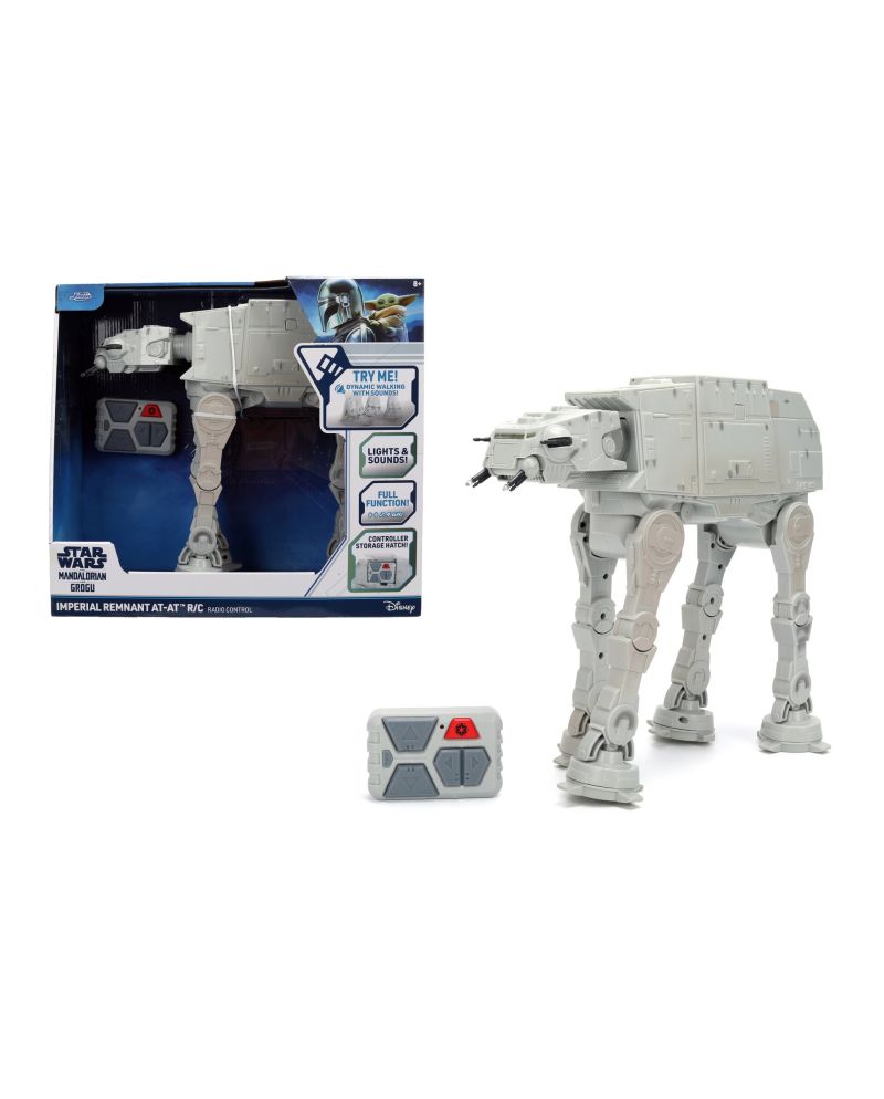 Figurine STAR WARS AT-AT RC 33cm Jada Toys vue d'ensemble