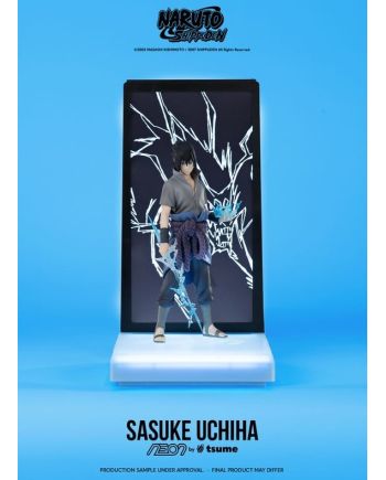 Figurine Sasuke Uchiha Neon by Tsume 25cm - vue de face - Naruto