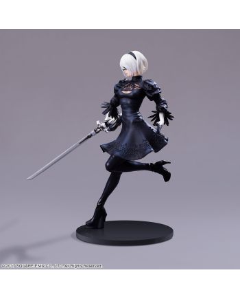 Figurine 2B Nier Automata - détail du visage et du bandeau