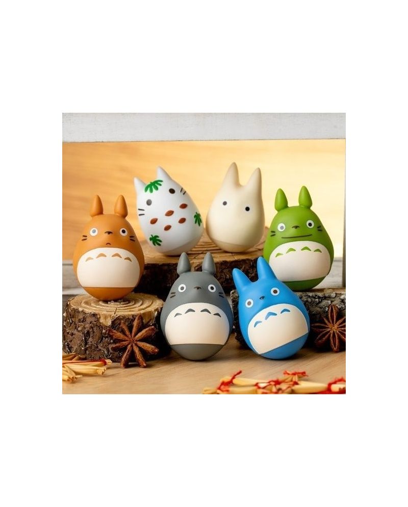 Assortiment de 6 figurines roly-poly Mon Voisin Totoro par Benelic, vue principale