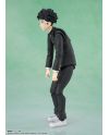Figurine Okarun S.H. Figuarts 14cm Dandadan Bandai Tamashii Nations - vue de profil