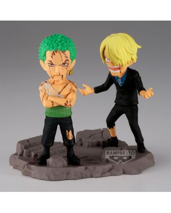Figurine One Piece Zoro et Sanji Banpresto vue de profil