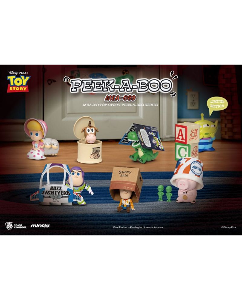 Set de 6 figurines Toy Story Peek-a-Boo Series Beast Kingdom - vue d'ensemble
