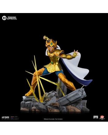 Figurine Leo Aiolia Chevaliers du Zodiaque, détail de l'armure dorée