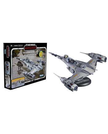 THE MANDALORIAN - N-1 Starfighter - Figurine Vintage Collection Hasbro, vue de face