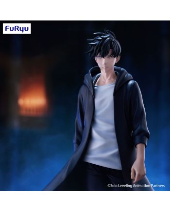 Statuette Sung Jinwoo Solo Leveling Trio-Try-It 24cm détail sculpture