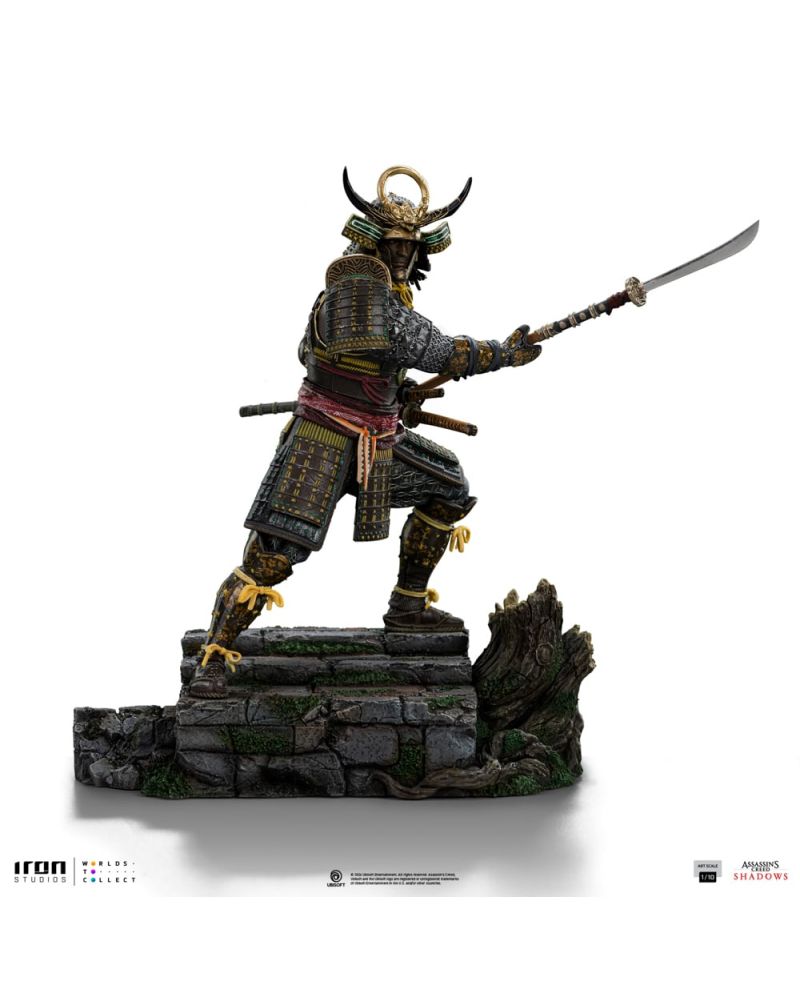 Statuette Yasuke Assassin's Creed Shadows Art Scale 1/10 par Iron Studios, vue de face