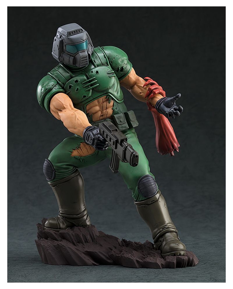 Figurine Doom Marine Pop Up Parade SP 20cm de face - licence Doom Goodsmile
