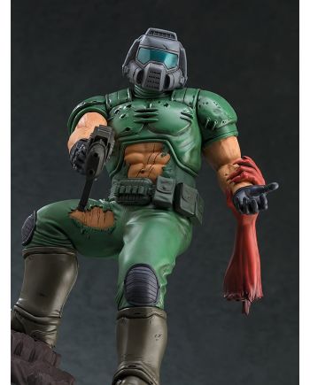 Figurine Doom Marine Pop Up Parade SP 20cm vue arrière - Goodsmile