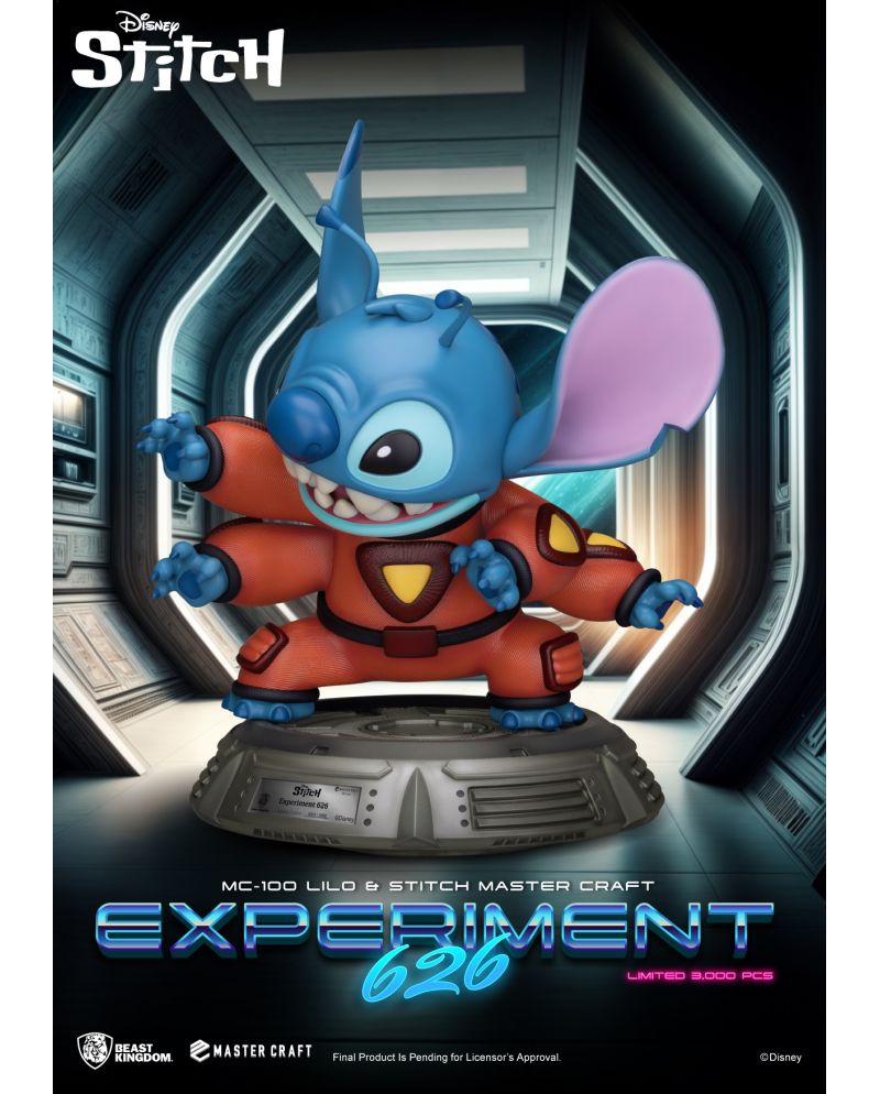 Statuette Master Craft Stitch Experiment 626 Disney vue de face