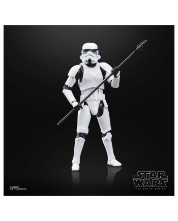 Figurine STAR WARS Imperial Stormtrooper Black Series 15cm Hasbro - détails