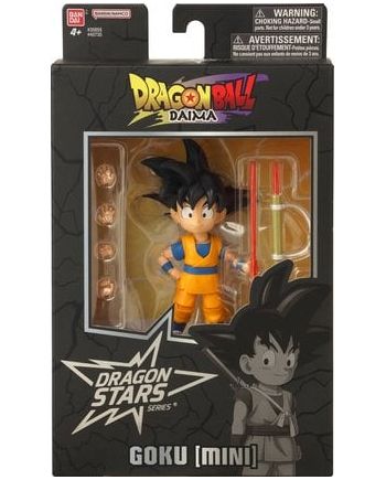 Figurine Goku Mini Daima Ver. Dragon Stars 12cm Bandai Red - détail packaging