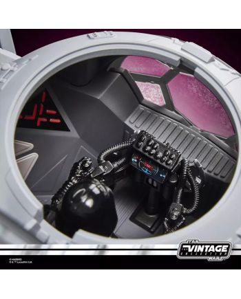 Figurine Dark Vador avec Tie avancé - Star Wars Vintage Collection Hasbro - détail du packaging