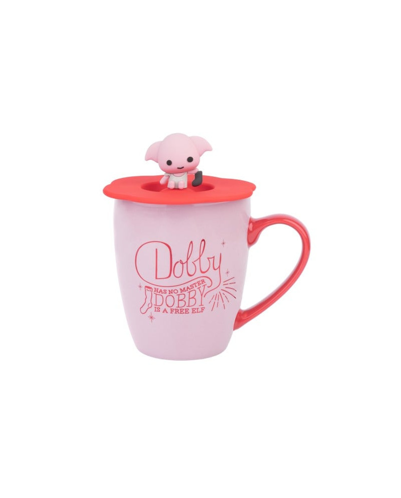 HARRY POTTER - Dobby - Mug 350ml + Silicon Lid with 3D Figure