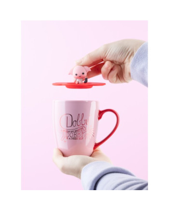 HARRY POTTER - Dobby - Mug 350ml + Silicon Lid with 3D Figure