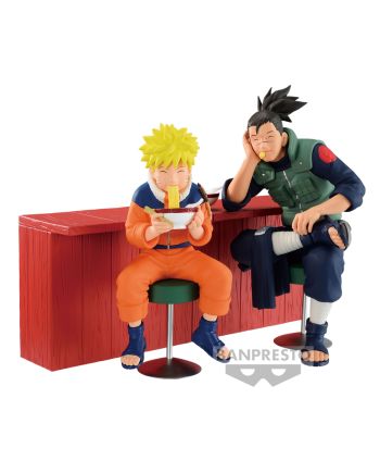Figurine Iruka Naruto collection Ichiraku Banpresto détail sculpture
