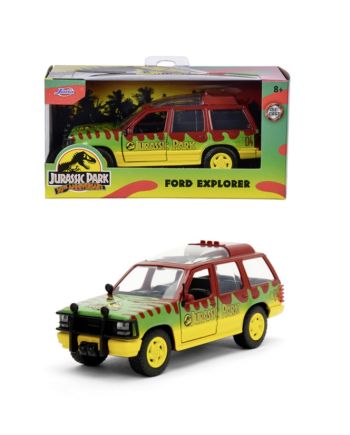 Réplique miniature 1:32 du Ford Explorer 1993 Jurassic World par Jada Toys