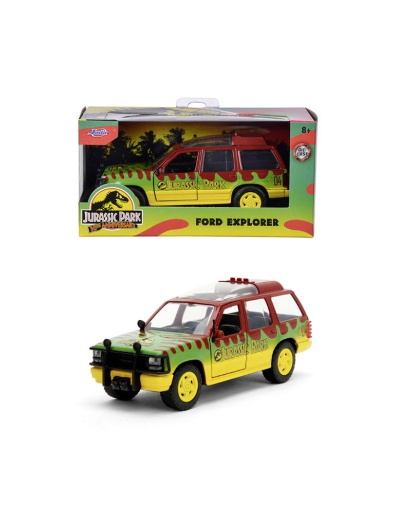 Réplique miniature 1:32 du Ford Explorer 1993 Jurassic World par Jada Toys