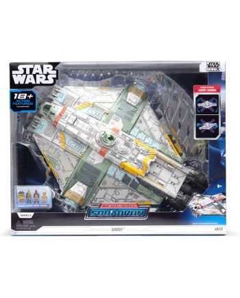 Détail du véhicule Le Ghost échelle 9 pouces, licence Star Wars Jazwares