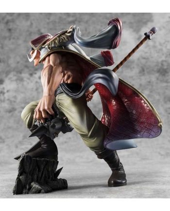 Statuette Barbe Blanche Neo-Maximum P.O.P. 30cm Megahouse - One Piece - détail du socle