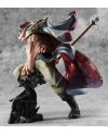 Statuette Barbe Blanche Neo-Maximum P.O.P. 30cm Megahouse - One Piece - détail du socle