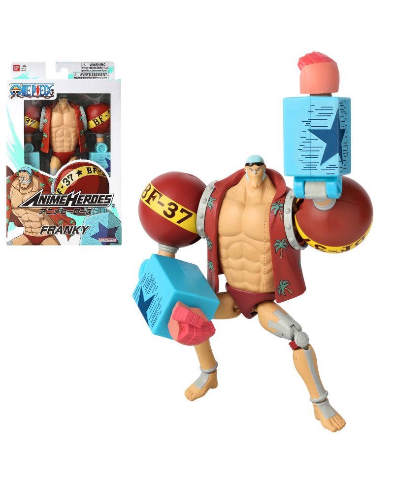 Figurine Franky One Piece Anime Heroes 17cm - vue de face