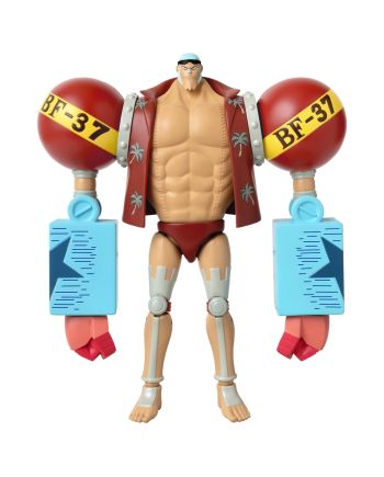 Figurine Franky One Piece Anime Heroes 17cm - détail des accessoires